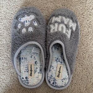Dearfoams Gray Women's Slippers